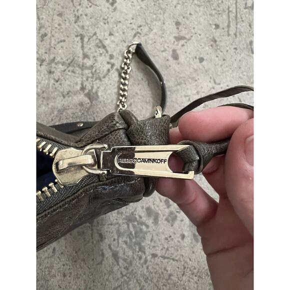 REBECCA MINKOFF MAC Dark Olive Military Green‎ Leather Crossbody Bag - Picture 13 of 13